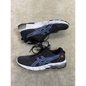 Asics Gel Quantum 90 Shoes Womens 10 Black Blue White Hiking Running Outdoor